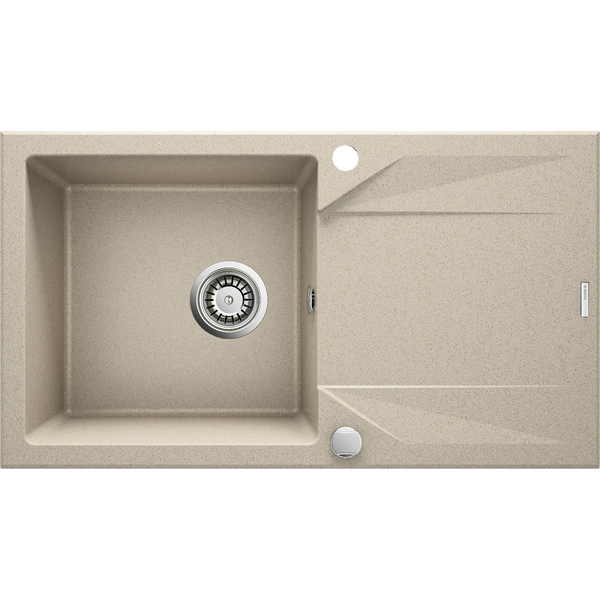 deante Granit-Einbauspüle Evora sand 78 x 44 cm