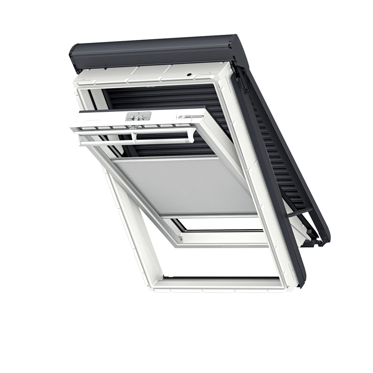 Velux Solar-Rollladen SSL CK04 0000S Aluminium Dunkelgrau Bild 3