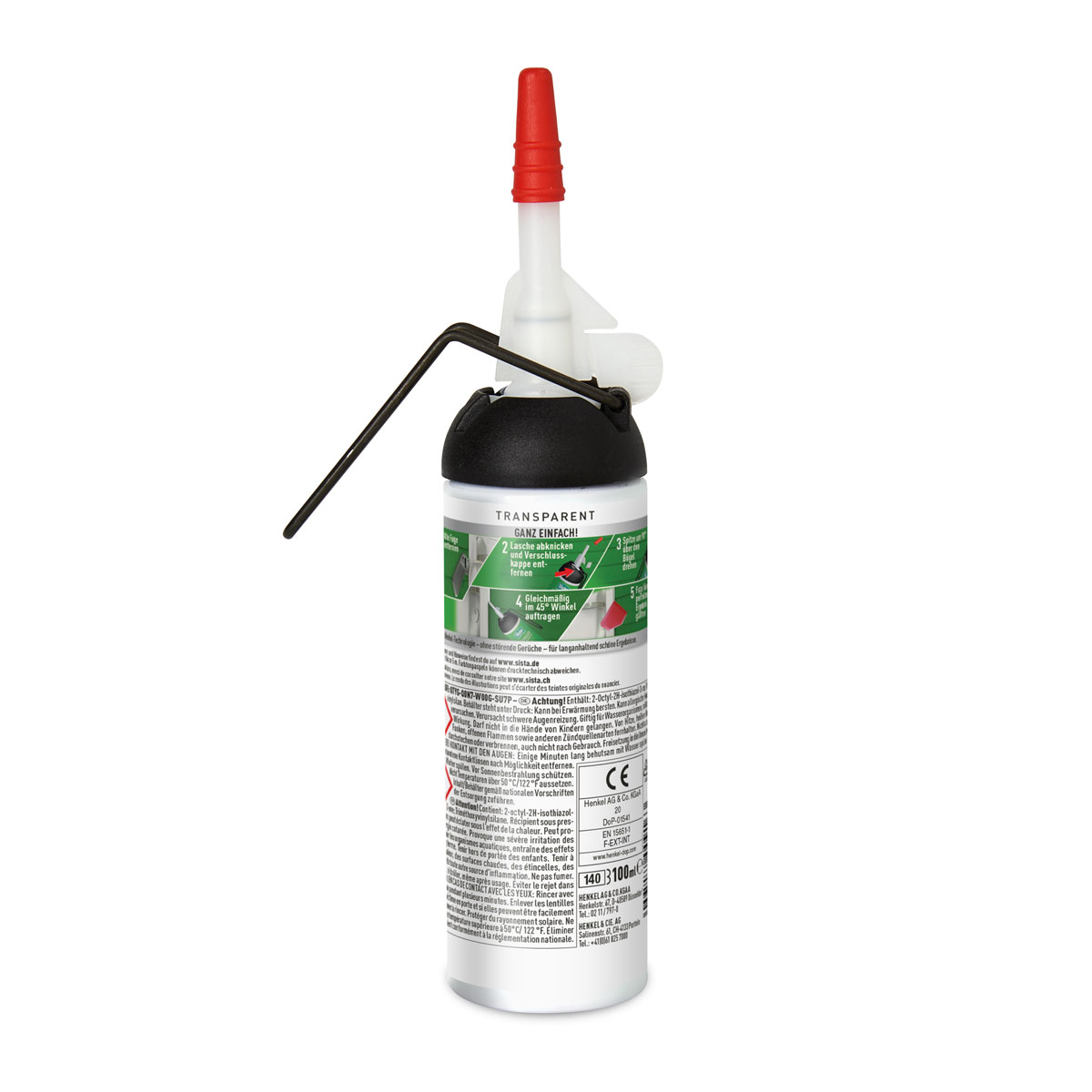 Henkel Sista Dichtstoff Füllen und Ausbessern 100 ml transparent Bild 2