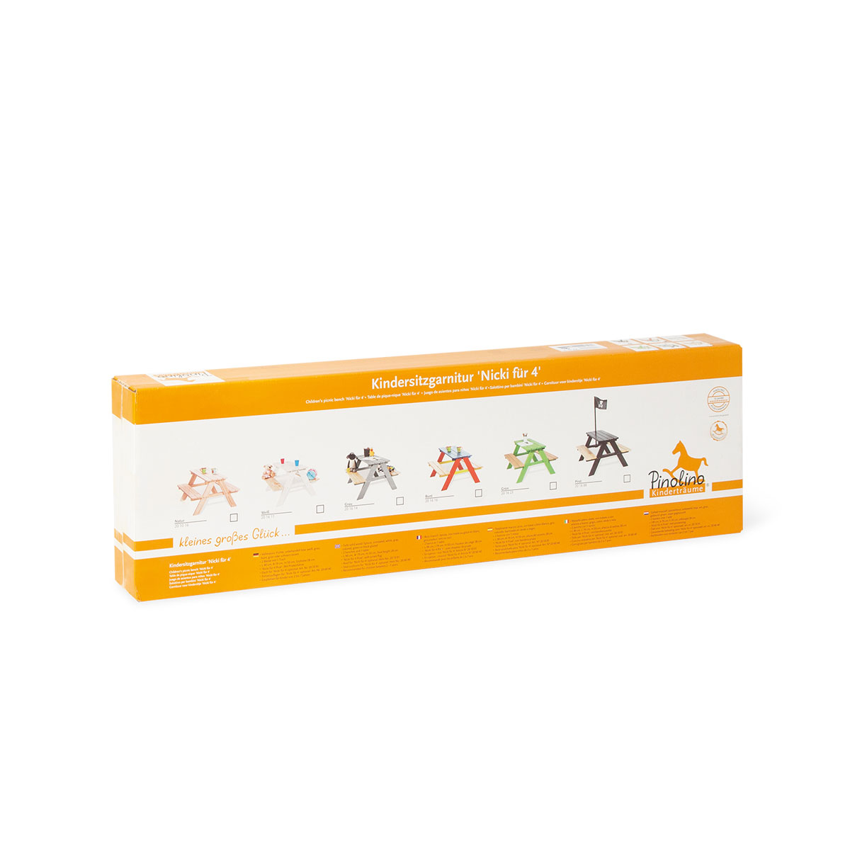 Pinolino Kindersitzgarnitur Nicki für 4 weiß Bild 3