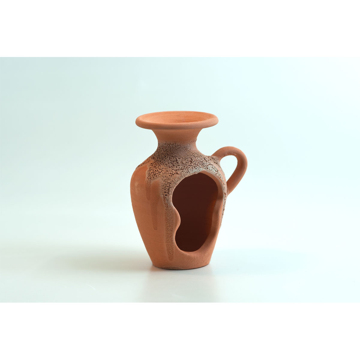 Amphore 10 x 12 cm braun