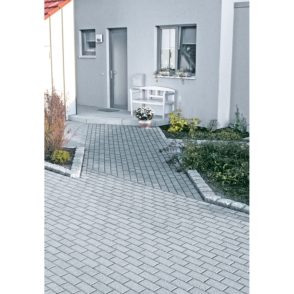 Lusit  Rechteckpflastersteine 20 x 10 x 6 cm grau Bild 3