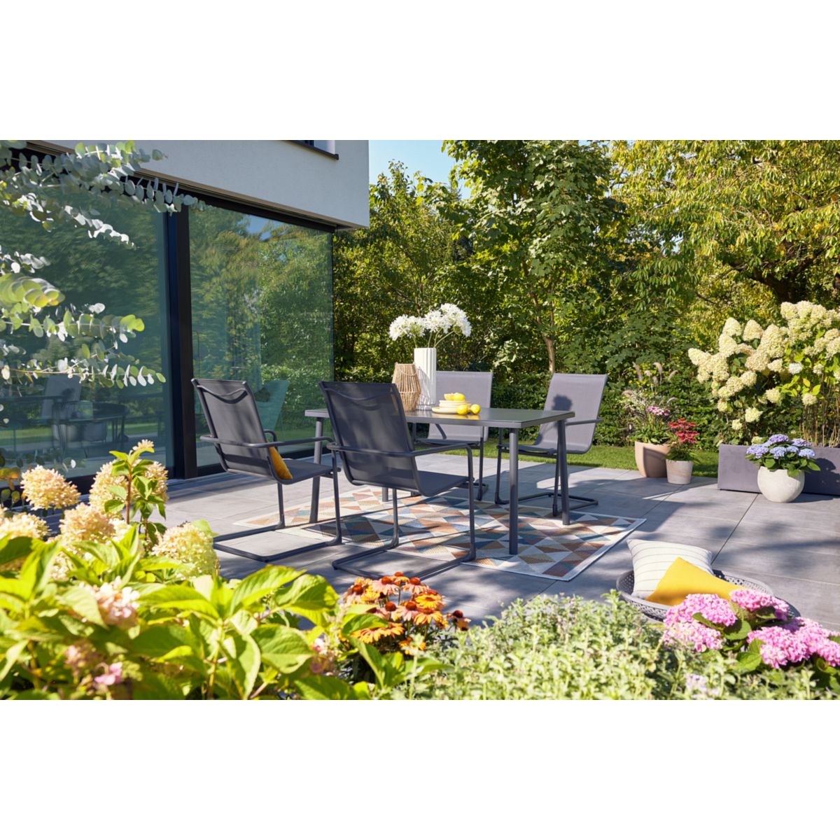 Haveson Gartenmöbel-Set Colmar anthrazit