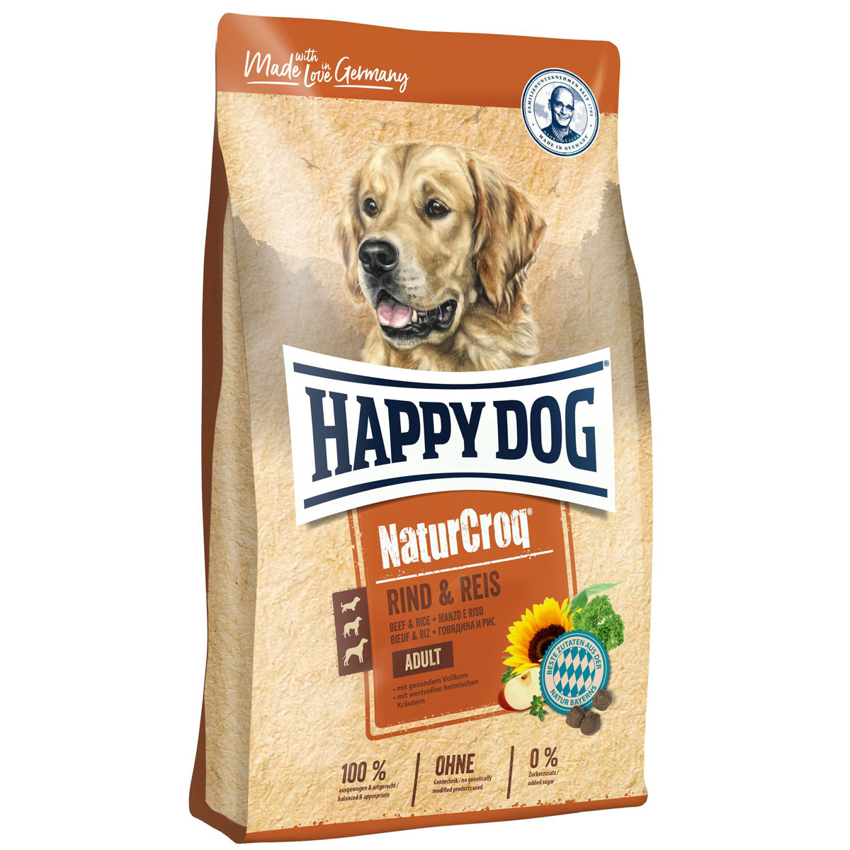 Happy Dog  NaturCroq Rind Reis 4kg