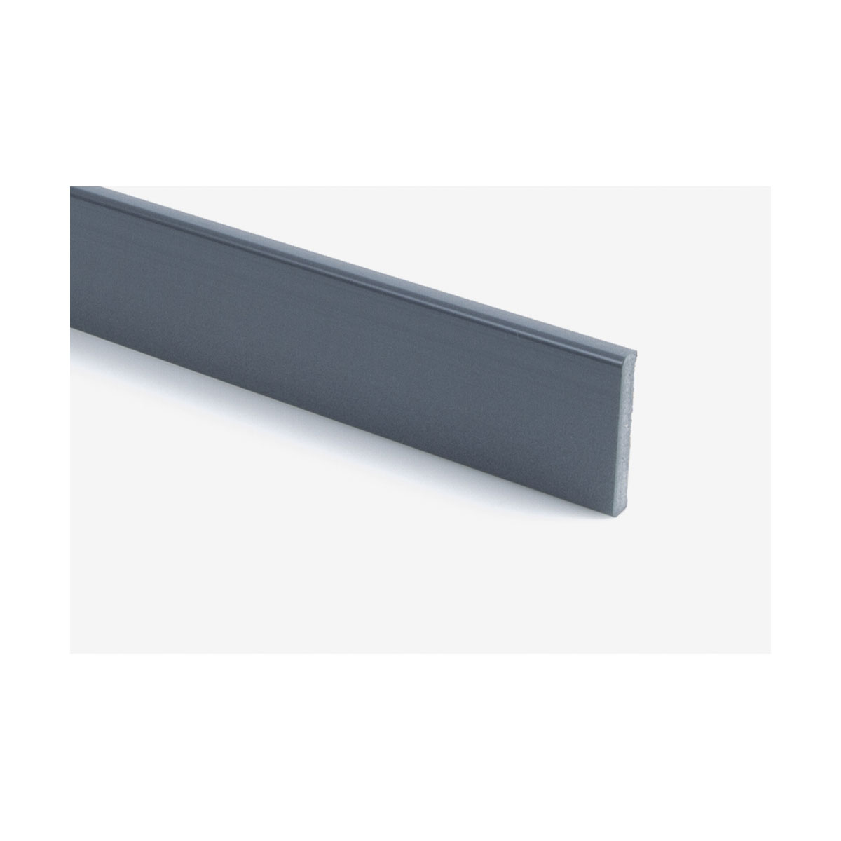 Flachleiste anthrazit 25 x 4,5 x 2200 mm