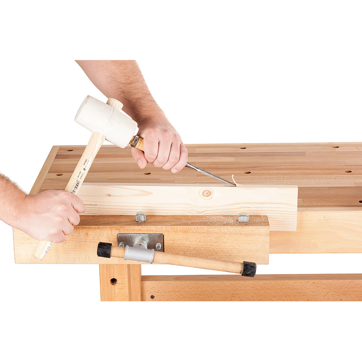 Burgmann Hobelbank 140 x 50 x 83 cm natur Bild 3