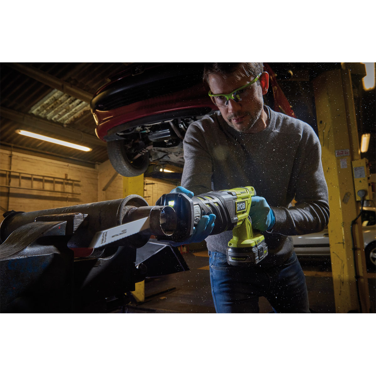 Ryobi  Akku-Säbelsäge R18RS7-0 ohne Akku und Ladegerät Bild 4