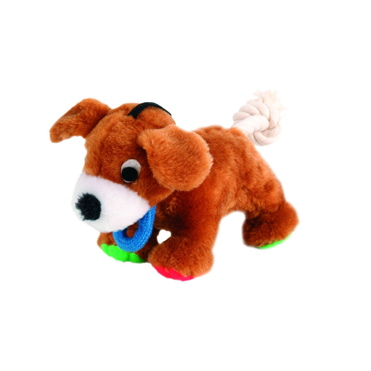 Trixie  Plüsch Hund mit Tau 17 cm