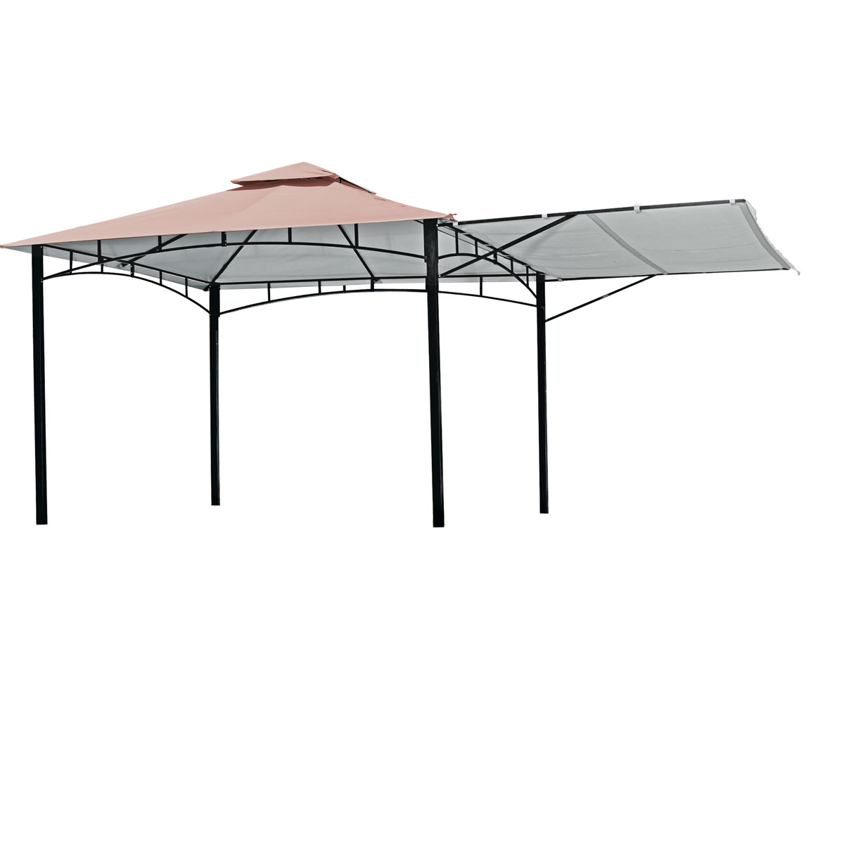 Haveson  Ersatzstreben-Komplettset von dem Seitenteil für die Pavillons mit ausklappbaren Seitenteil HHM 452354 und 918078 Bild 3