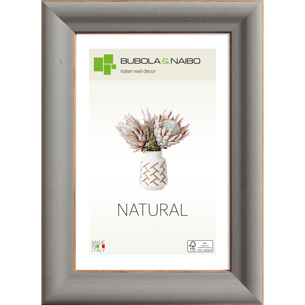 Holzrahmen MARIE CLAIRE 21 x 29,7 cm Grau