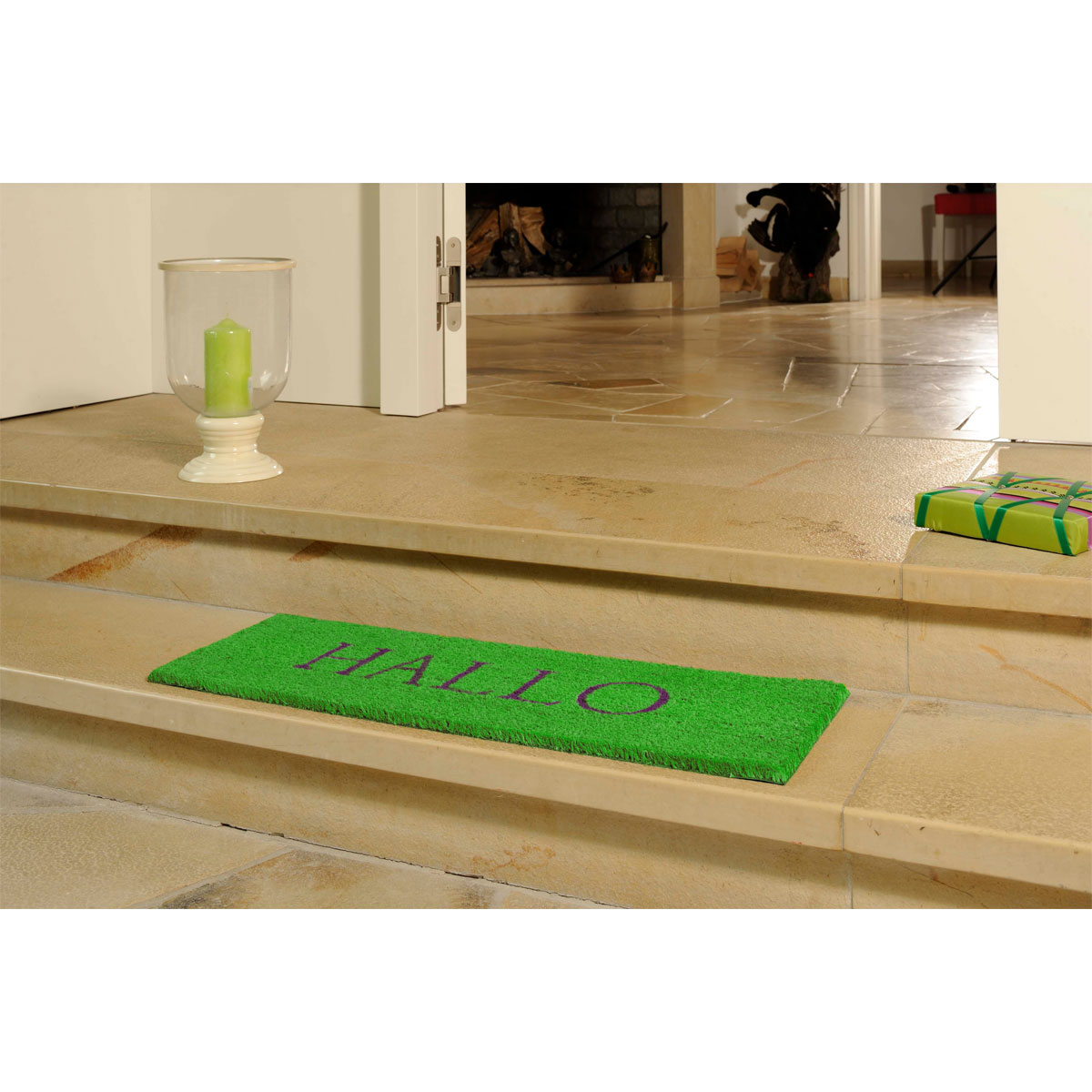 Kokosmatte Hallo 26 x 75 cm grün Bild 2