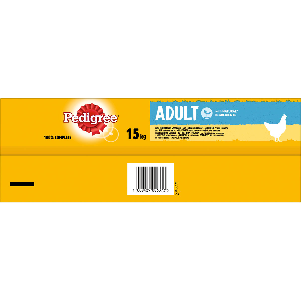 Pedigree Trockenfutter Huhn und Gemüse 15 kg Bild 3