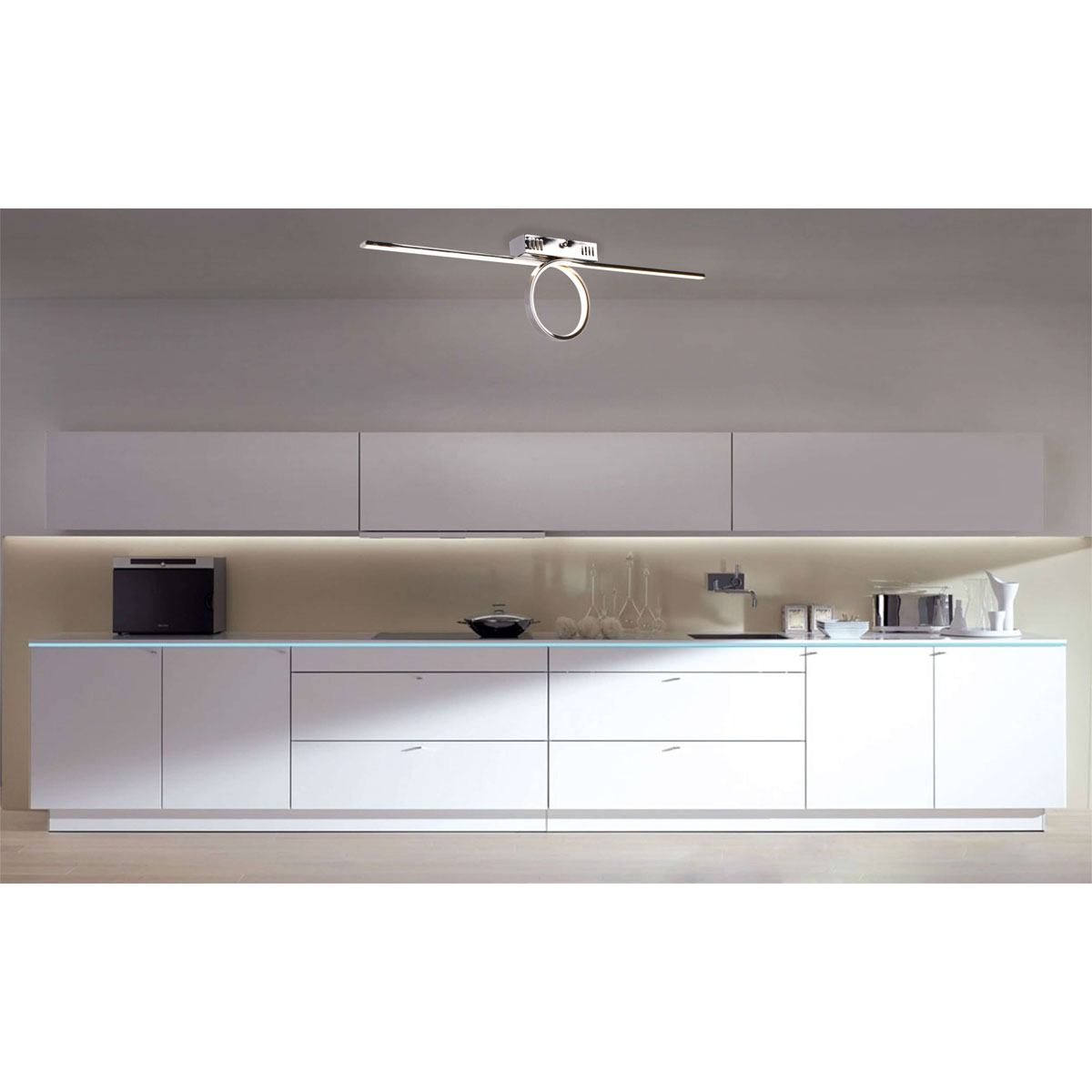 Naeve LED DL Loop Metall/KS chromeLxBxH 75x5x18,5cm Bild 3