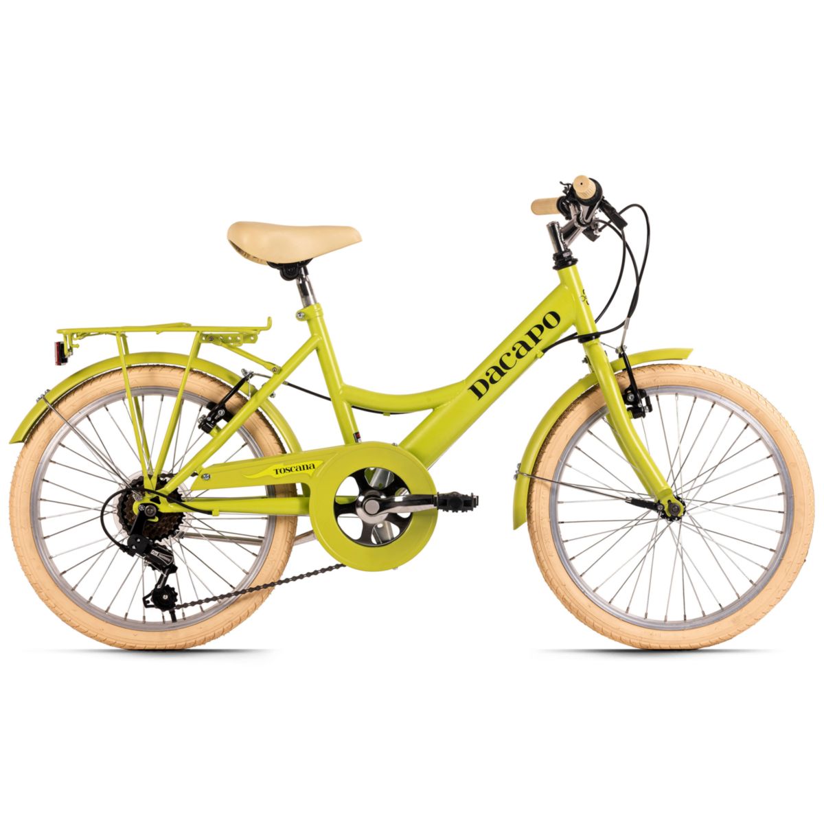 DaCapo Kinderfahrrad 20'' Toscana grün 6 Gänge