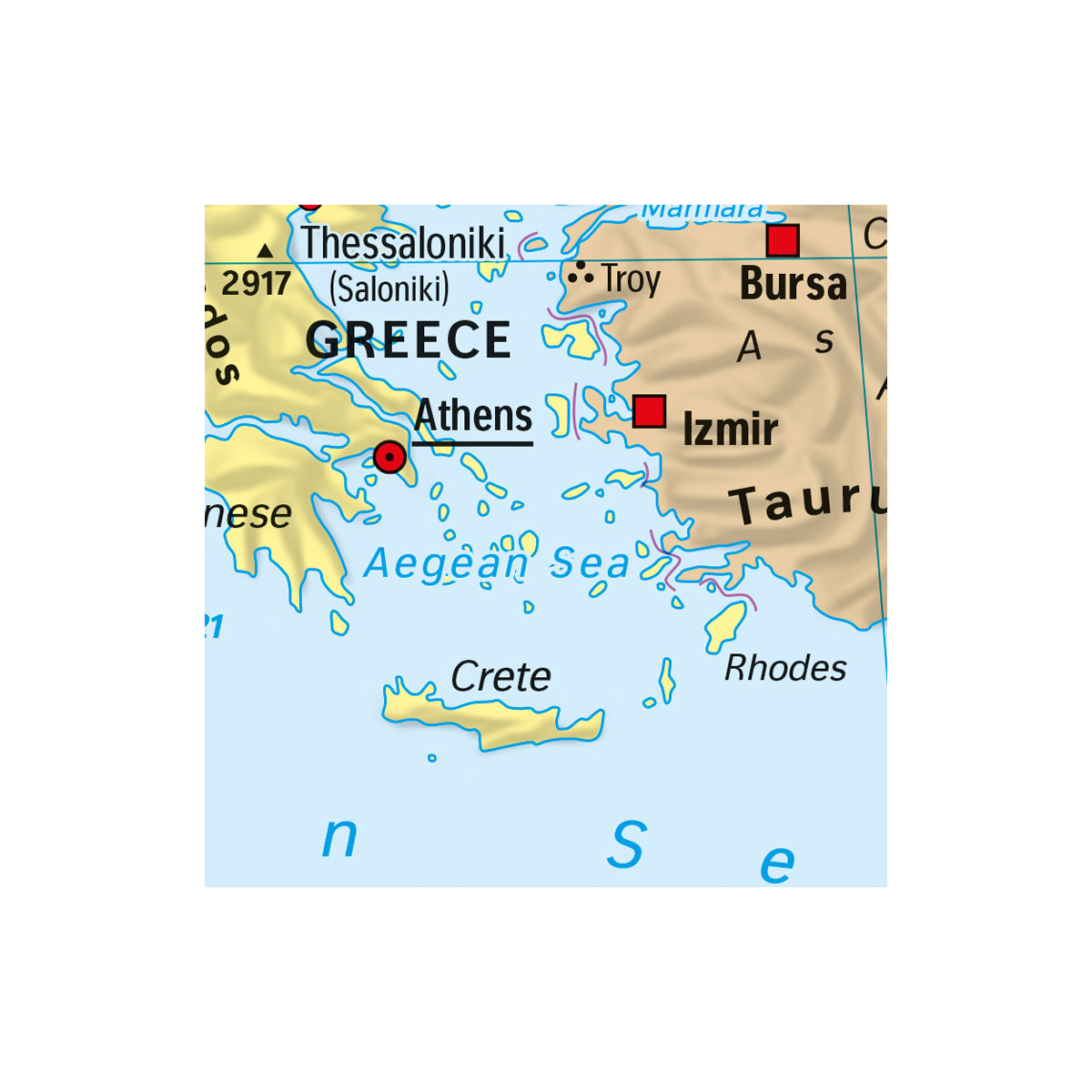 Komar  Vlies Fototapete World Map 368x248 cm Bild 5