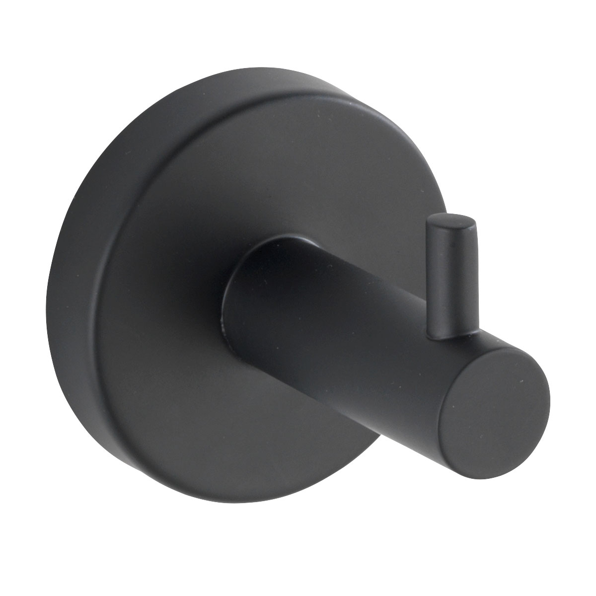 Wenko Wandhaken Uno Bosio schwarz matt Bild 2