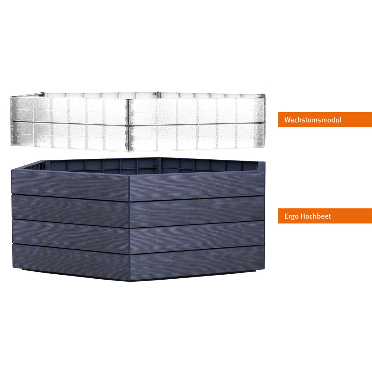 Garantia Hochbeet ERGO Turbo XL 75 Wood inkl FLORA Bild 2