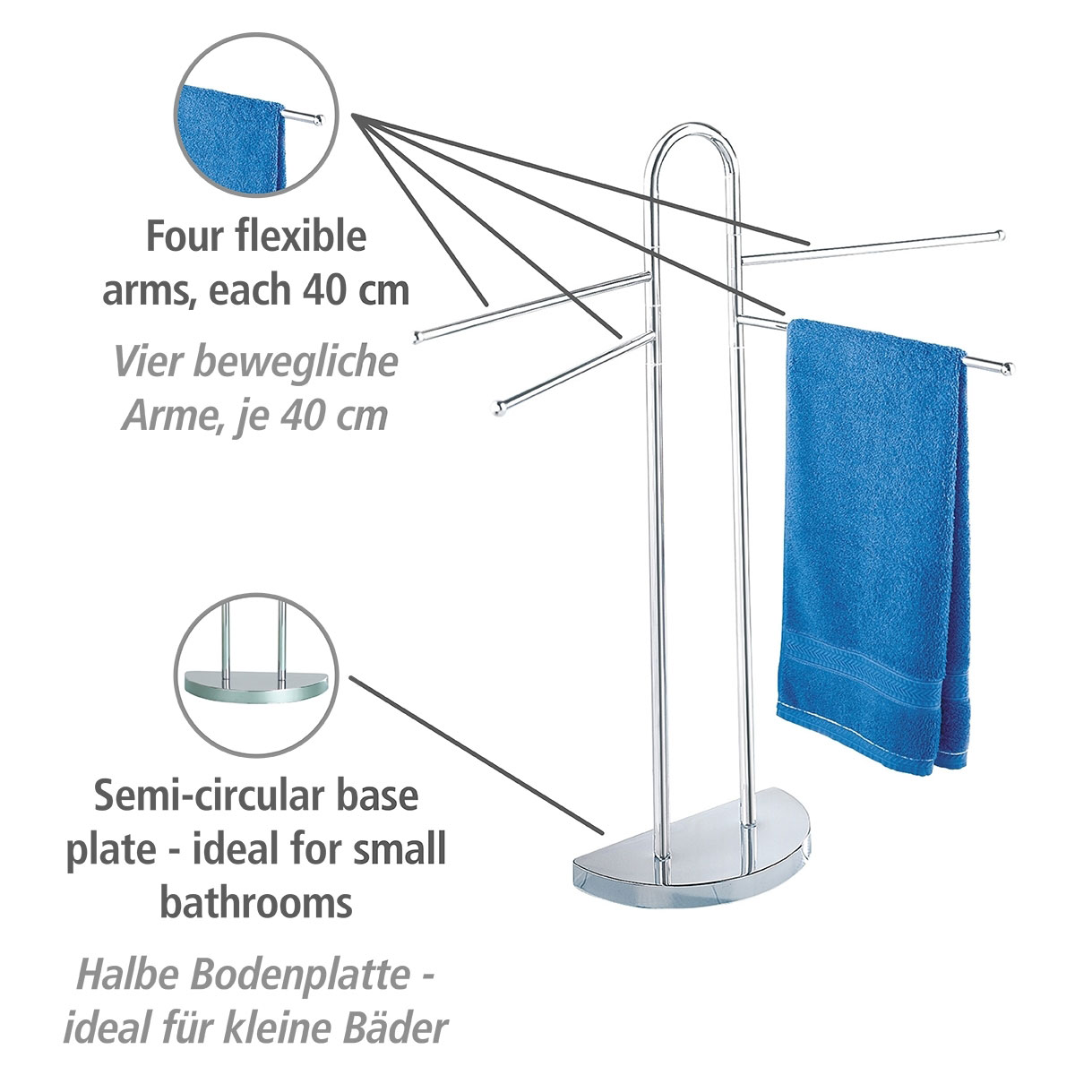 Wenko Handtuchständer Raumwunder Bild 2