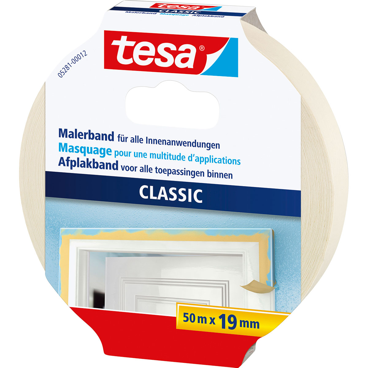 Tesa Malerband CLASSIC 50 m x 1,9 cm Bild 2