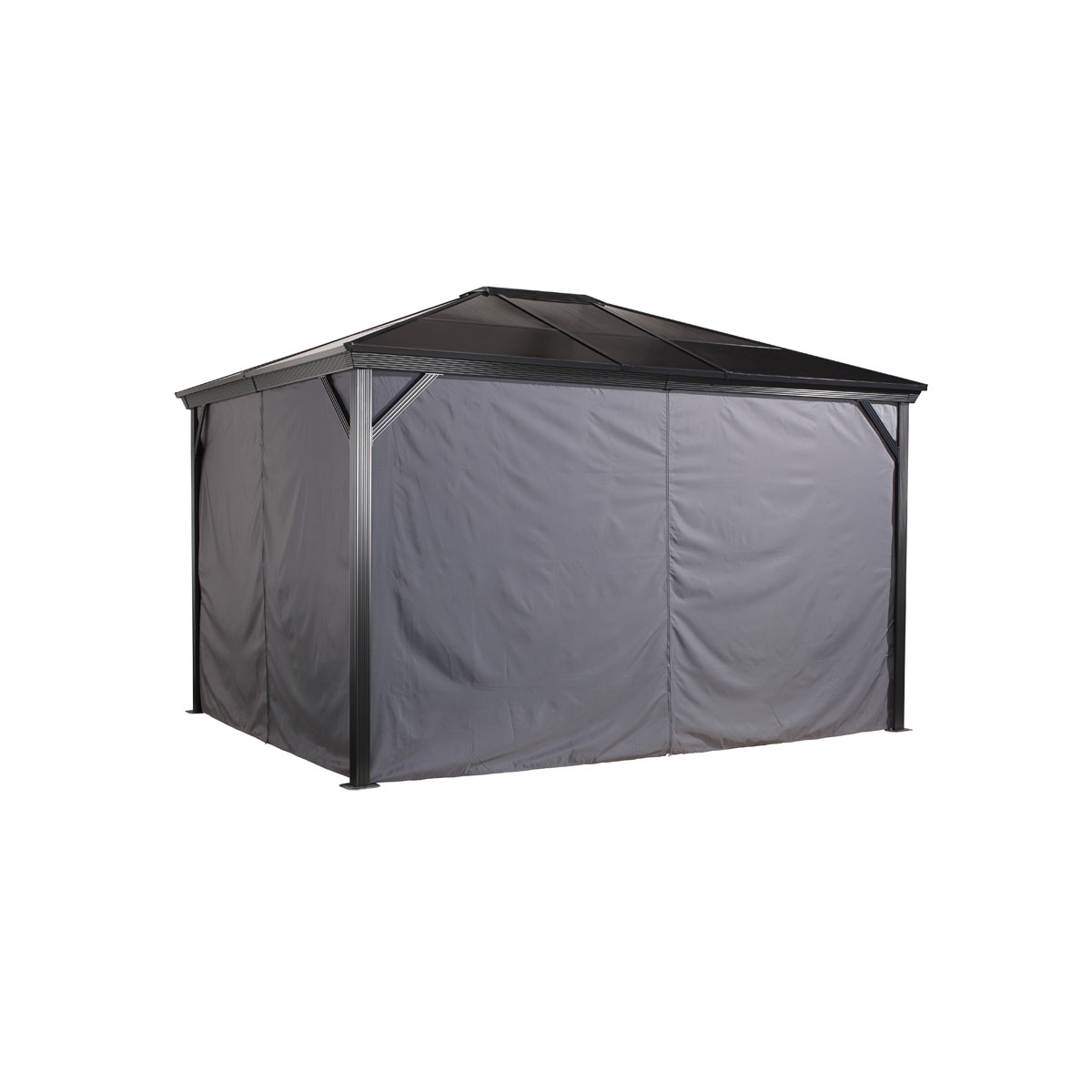 Sojag Vorhang-Set für Verona 1010 Dunkelgrau Bild 1