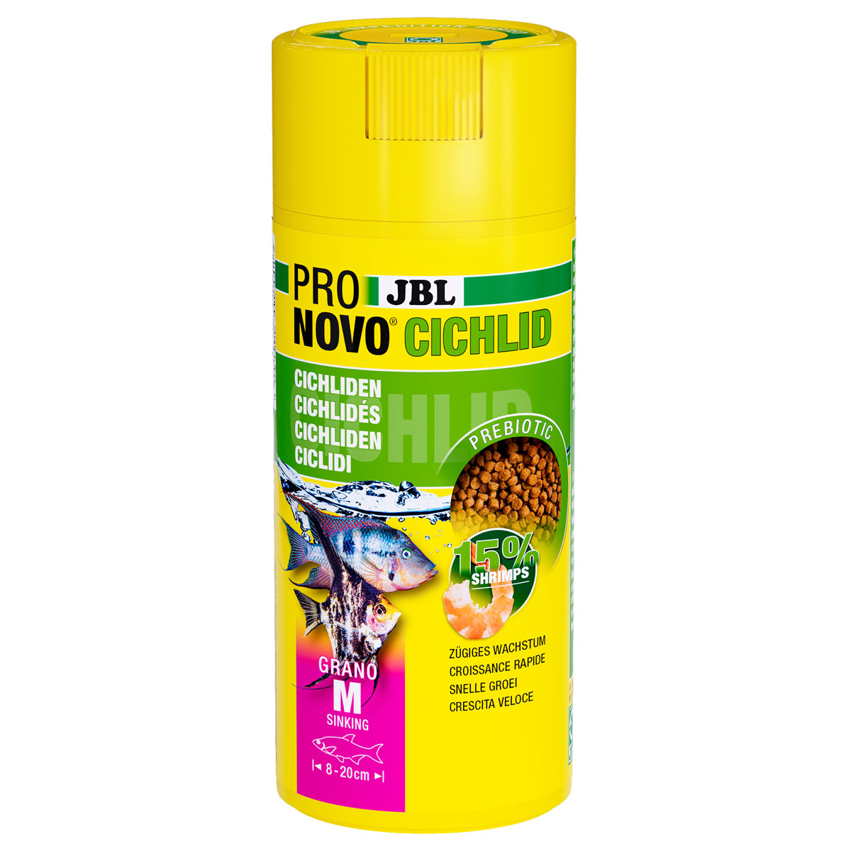 JBL  PRONOVO CICHLID GRANO M 250ml CLICK