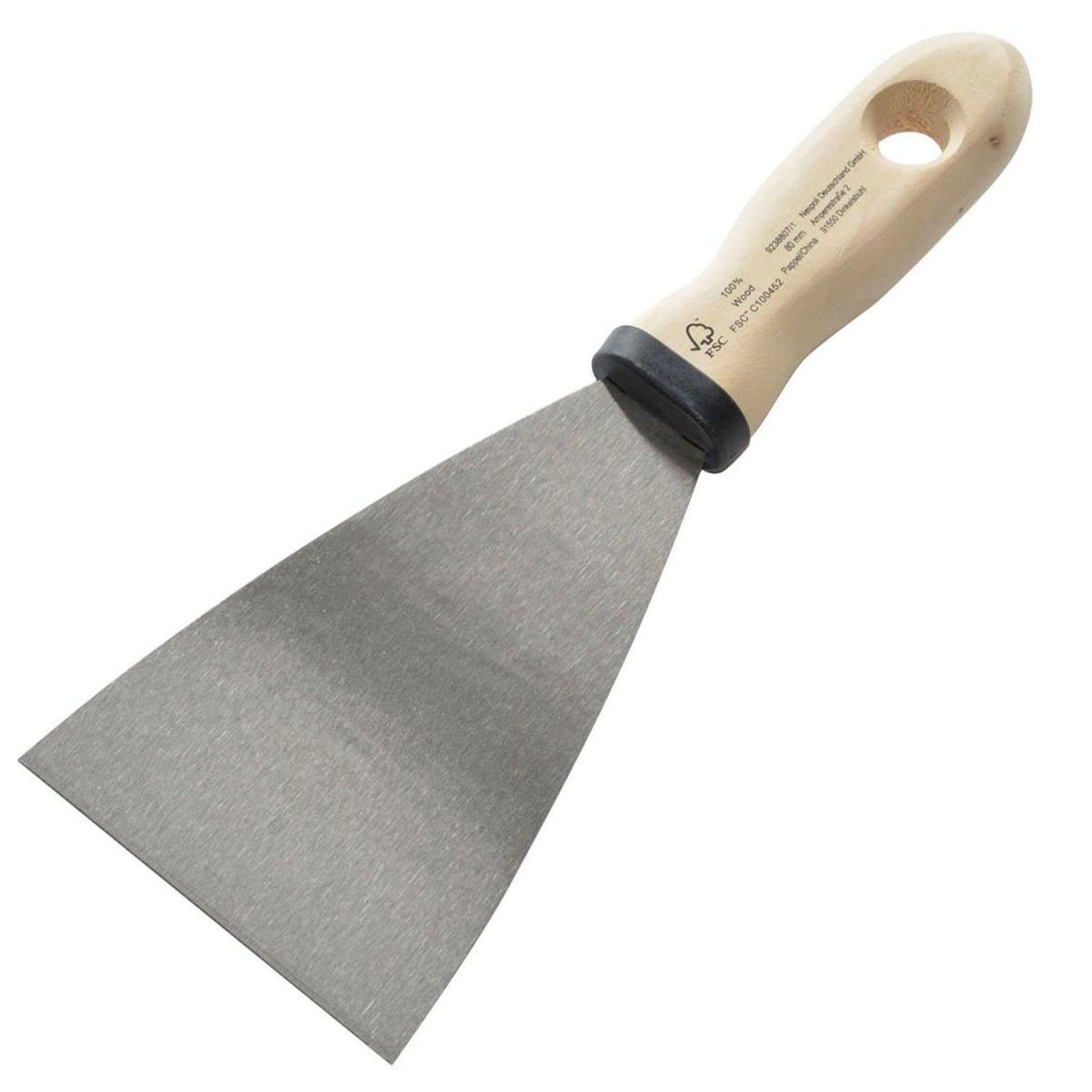 Malerspachtel FSC Stahlklinge 80 mm