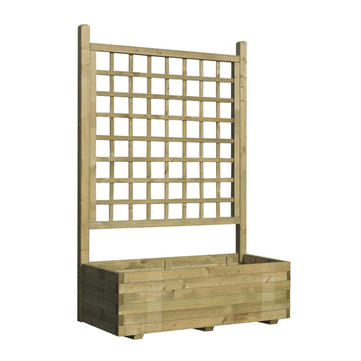 Pflanzkasten 125 x 183 x 53 cm mit Gitter