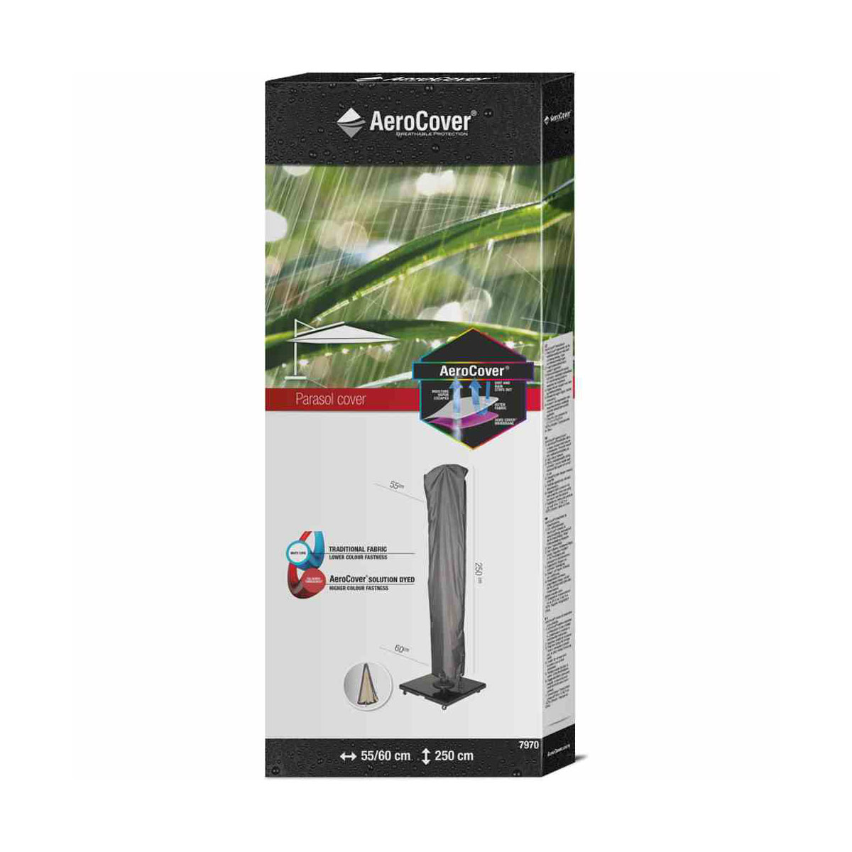 A-Schirmhülle AeroCover 250 x 55/60 cm atmungsaktiv Bild 1