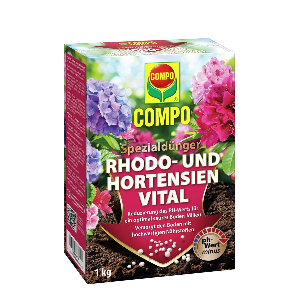 Compo Rhododendron und Hortensien Spezialdünger Vital 1 kg