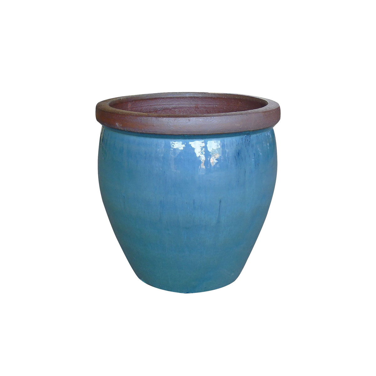 Haveson Pflanztopf Big Pot jade glasiert Durchmesser 38 x 38 cm