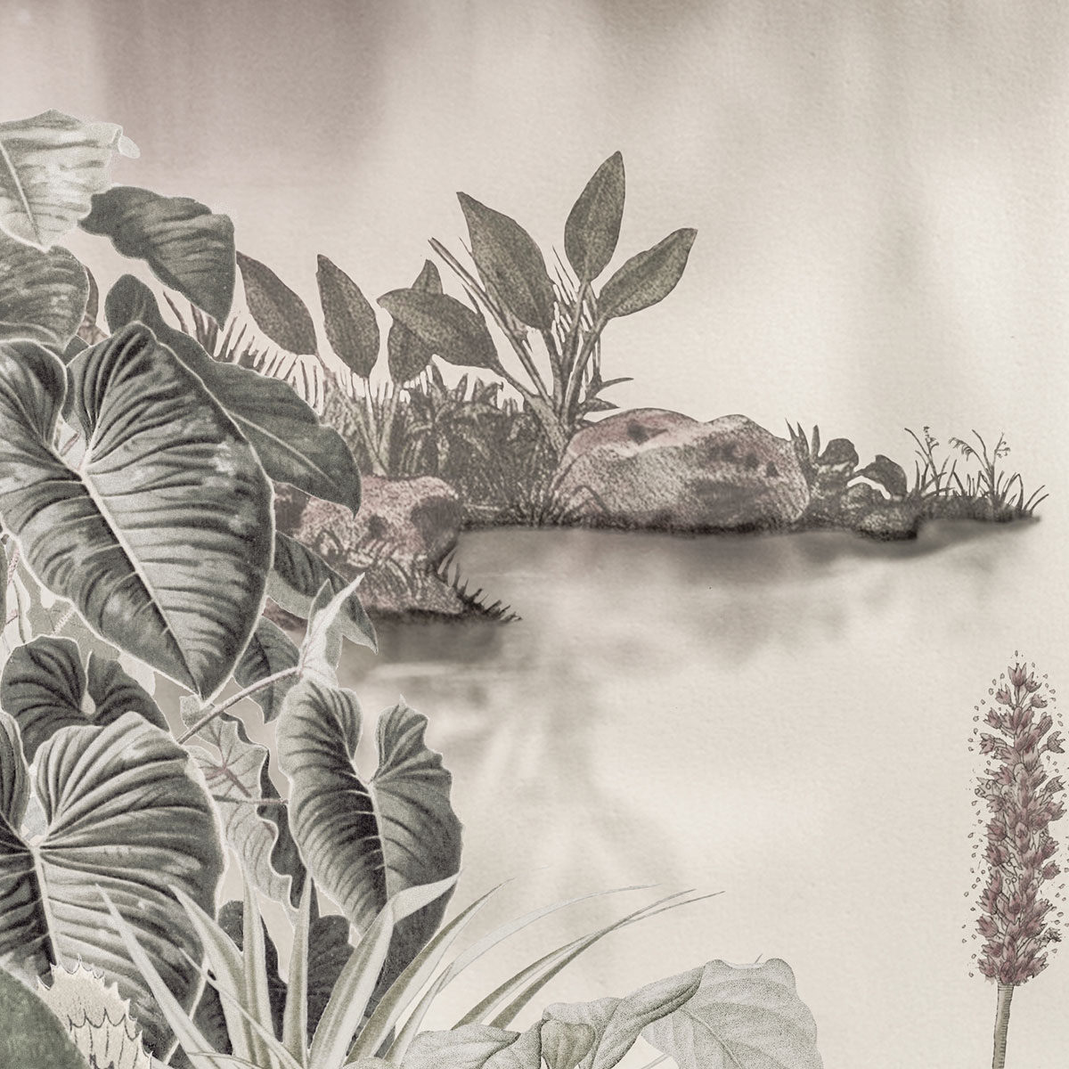 Komar  Vlies Fototapete Lac des Palmiers 200x250 cm Bild 4