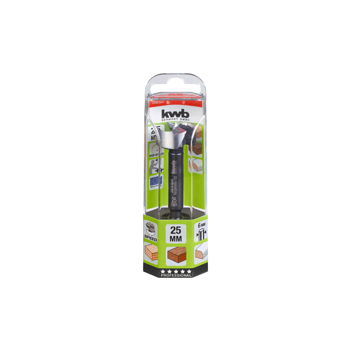 kwb  Forstnerbohrer Speed Durchmesser 25 mm Bild 2