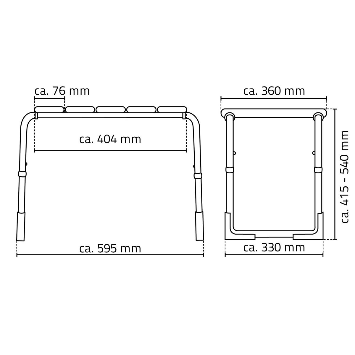 Ridder  Bad-Hocker höhenverstellbar Pro natur Bild 3