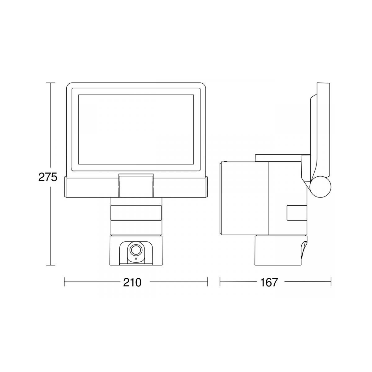 LED Strahler XLED Cam2 SC anthrazit Bild 3