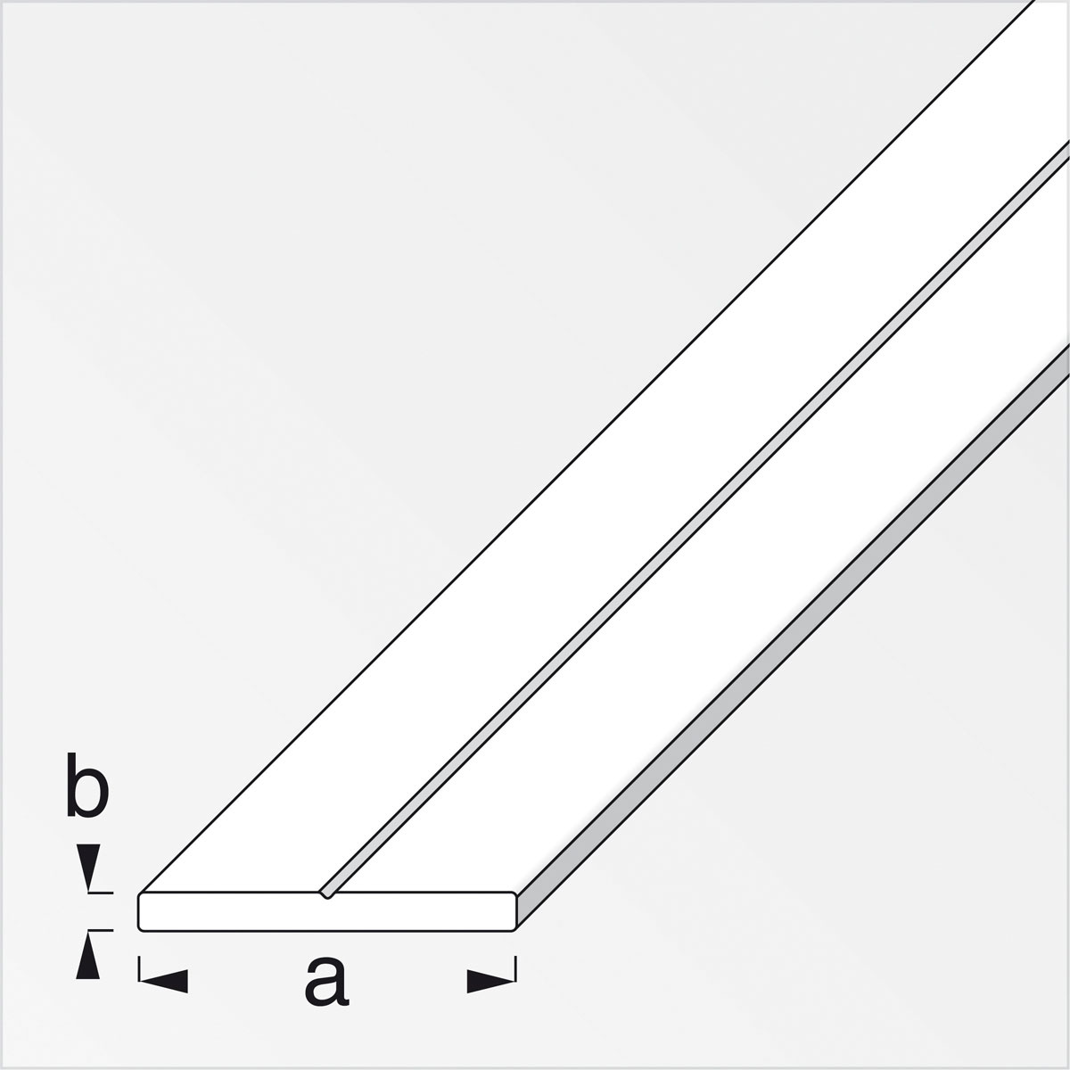 MyTool Flachstange 7,5 mm 1m blank Bild 2
