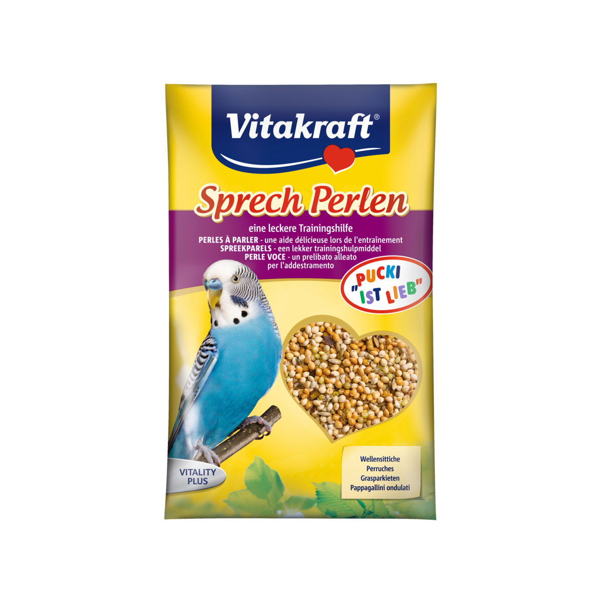 Vitakraft Vogel Sprech Perlen 20 g Sittich