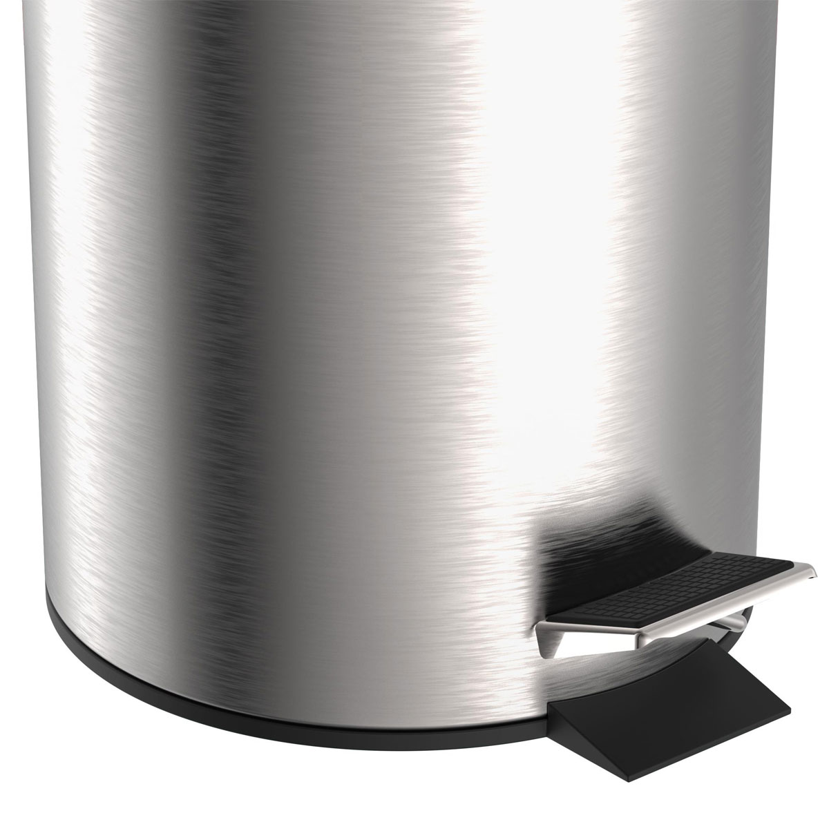 Schütte Kosmetik-Treteimer Edelstahl ca 3 l mit Absenkautomatik Bild 3