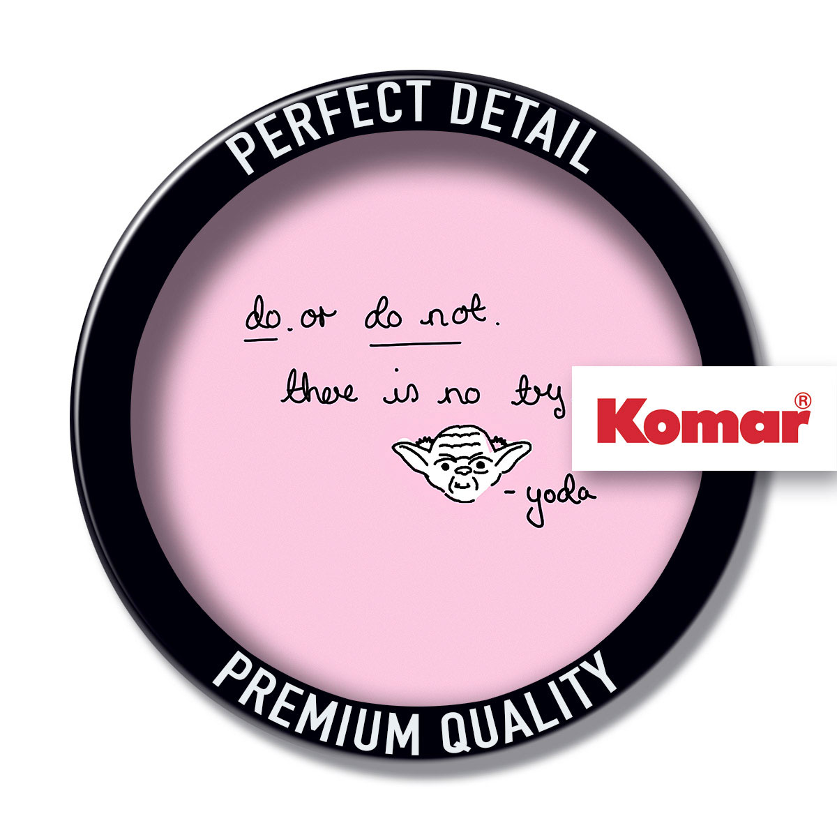 Komar  Wandbild Star Wars Quote Yoda Cute 40x50 cm Bild 3