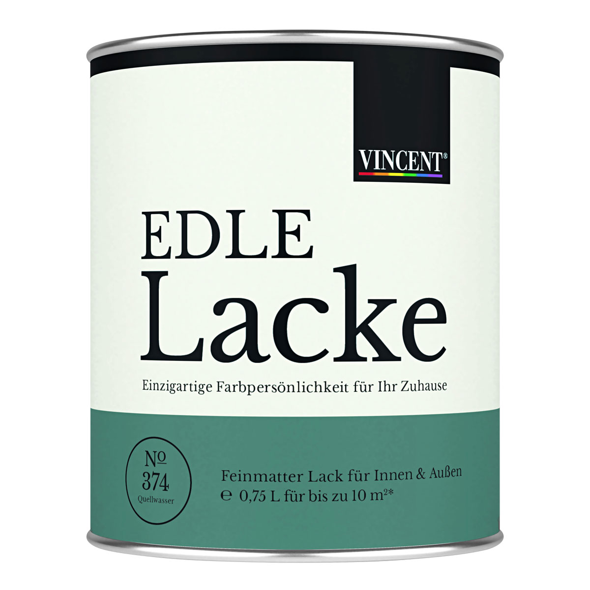 Vincent Edle Lacke Quellwasser feinmatt 750 ml
