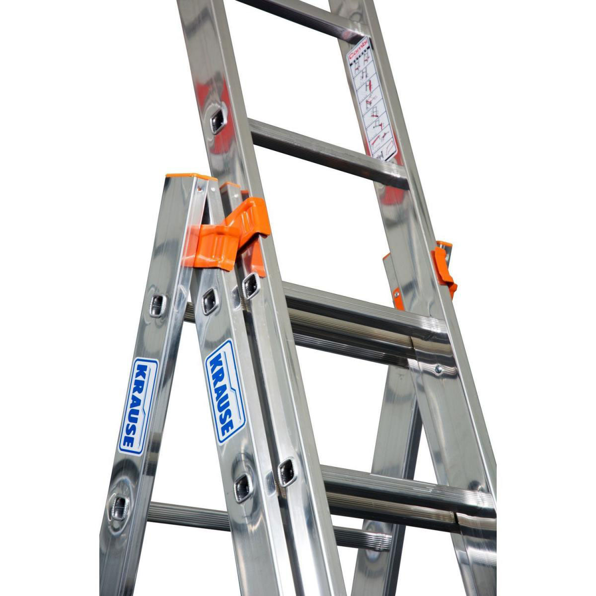 Krause Vielzweckleiter Tribilo 3 x 10 Sprossen mit Treppenfunktion Bild 5