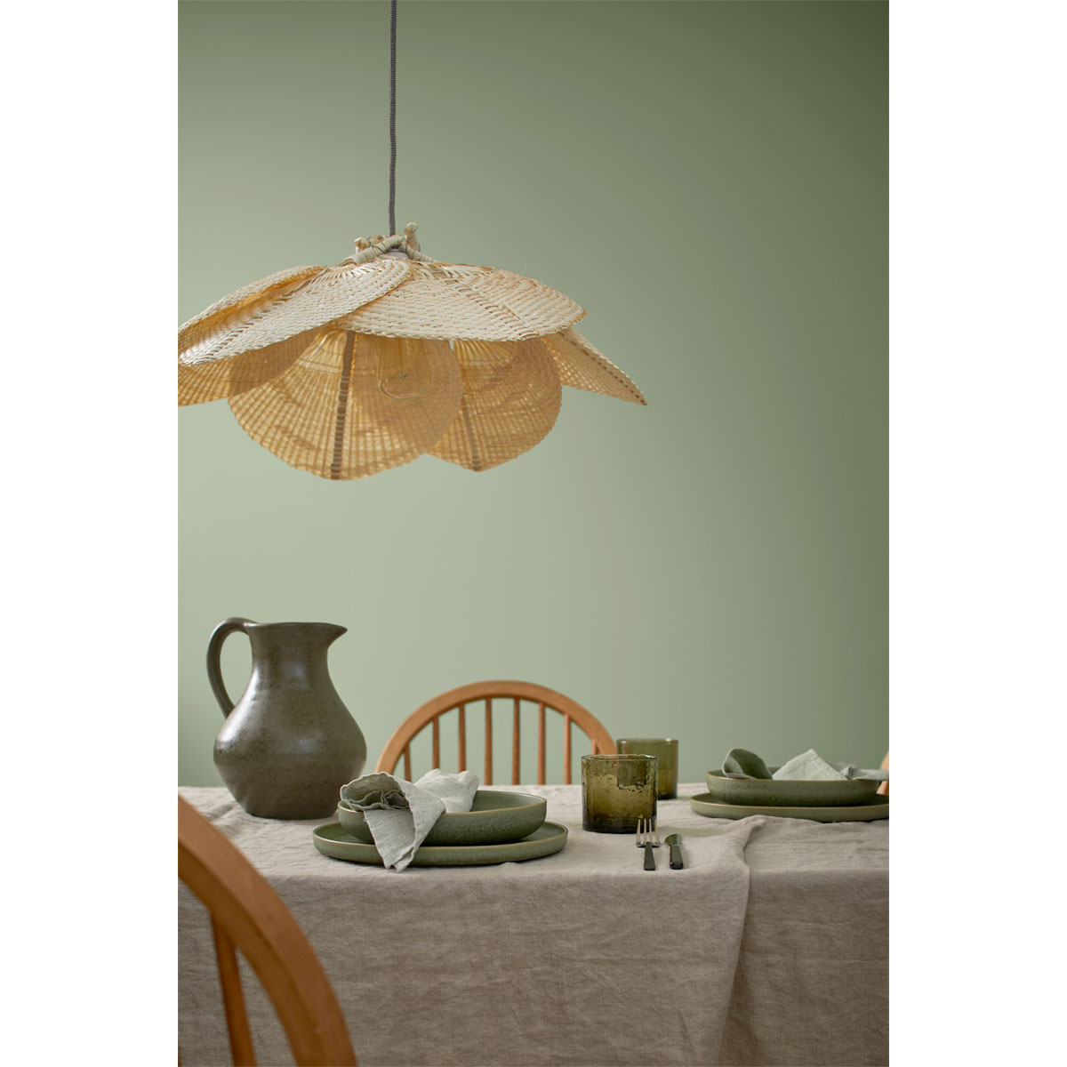 Alpina Innenfarbe pure farben 2,5 L Eukalyptusgrün matt Bild 3