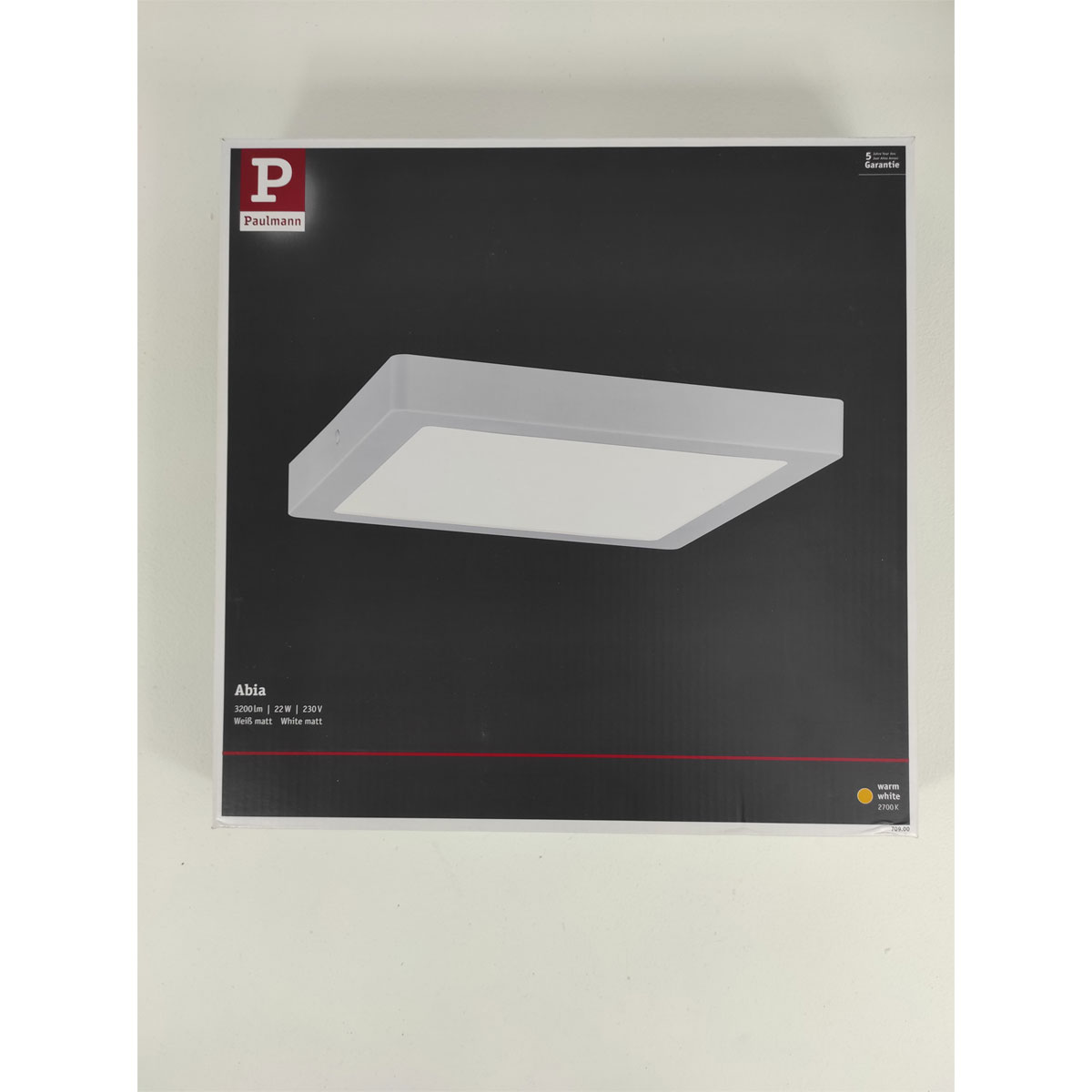 Paulmann LED-Panel Abia 30 x 30 cm weiß Bild 5