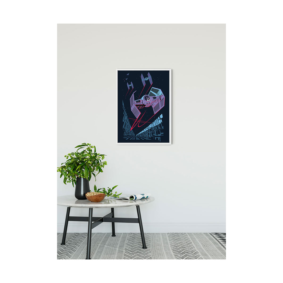 Komar  Wandbild Star Wars Classic Vector TIE-Fighter 50x70 cm