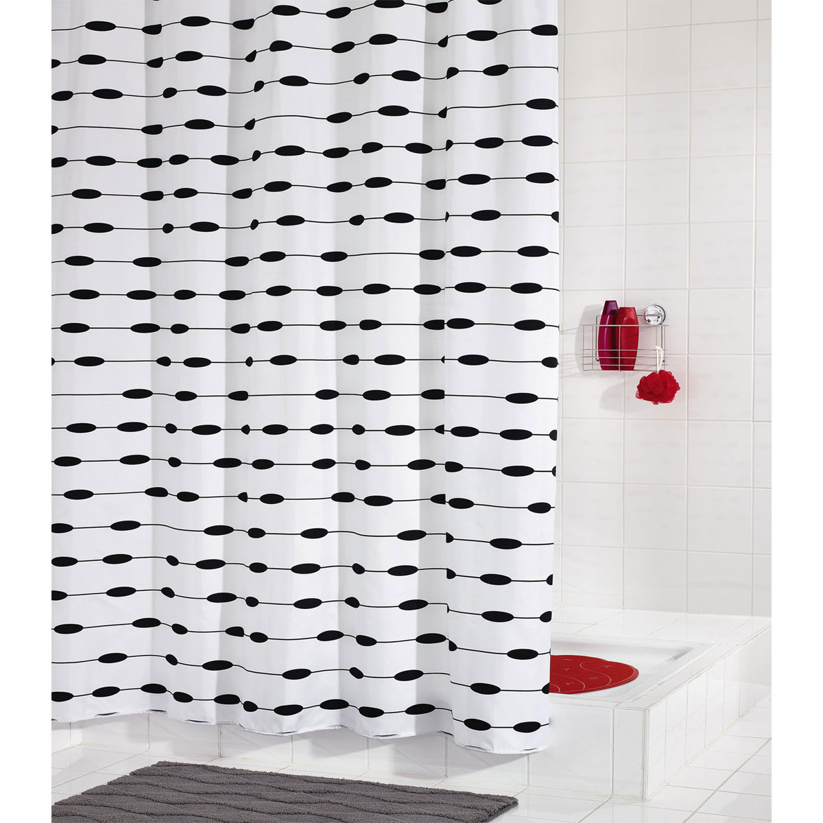 Valblue  Duschvorhang Lace Textil 180 x 200 cm Bild 2