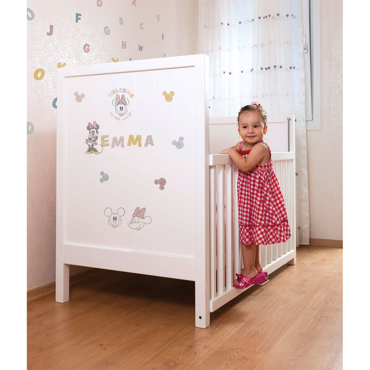 Komar  Wandtattoo Mickey Alphabet 50x70 cm