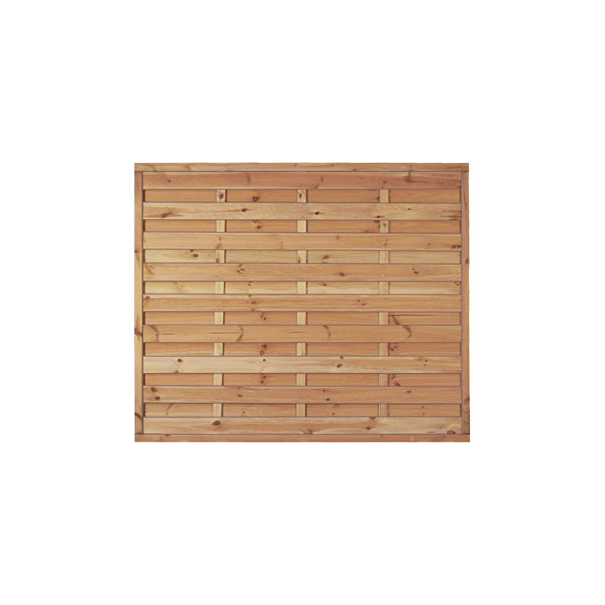 TETZNER & JENTZSCH Zaunserie „Maxi-Massiv“, grün, 180 x 150 cm, Rahmen 45/45 mm