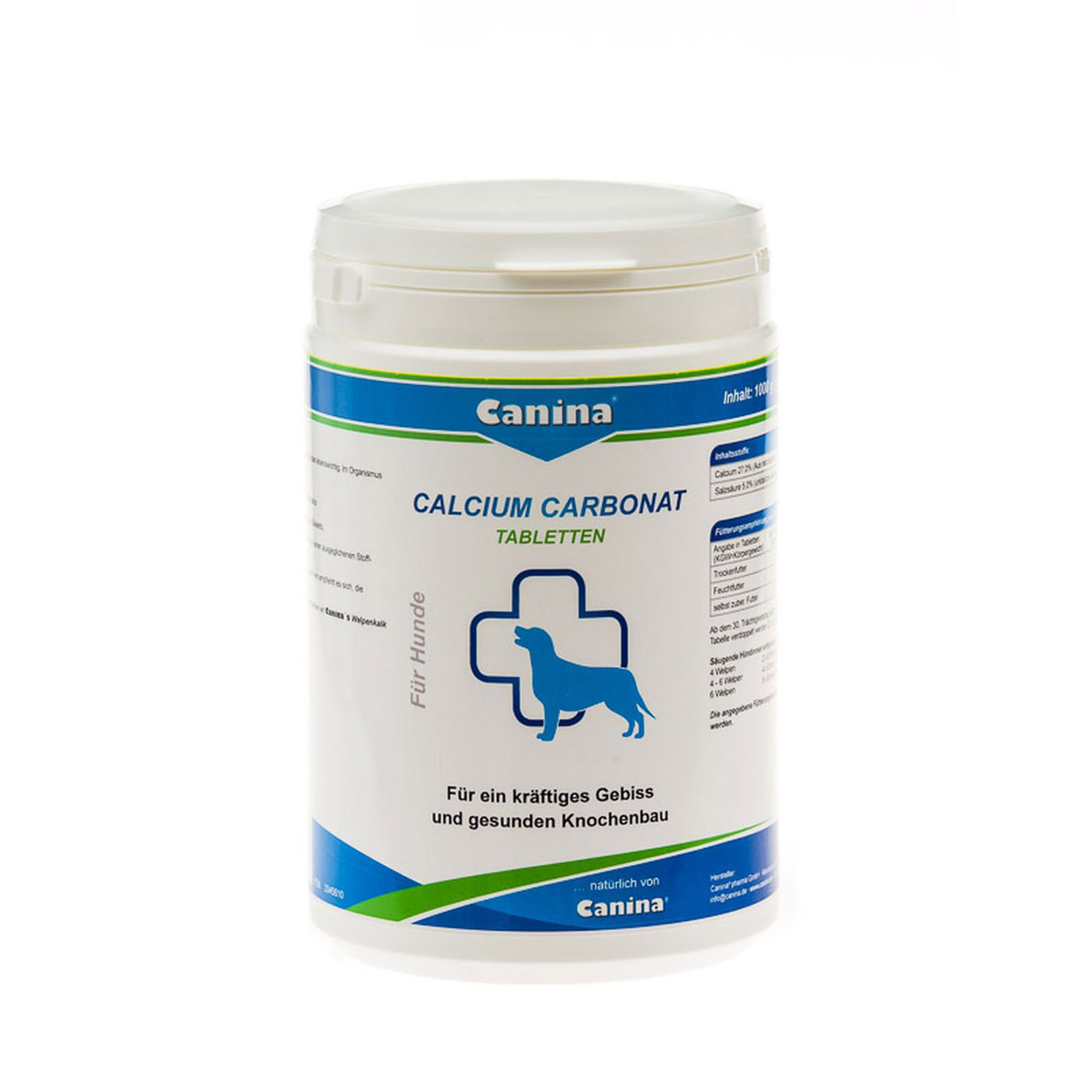 Canina Dog Calcium Carbonat Tabletten 1000g
