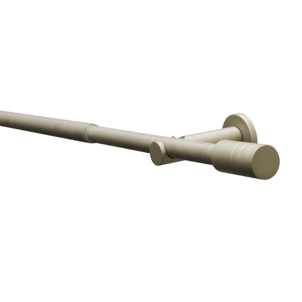 Gardinia Gardinenstange Elba Zylinder Durchmesser 1,9/1,6 x 120-210 cm champagner