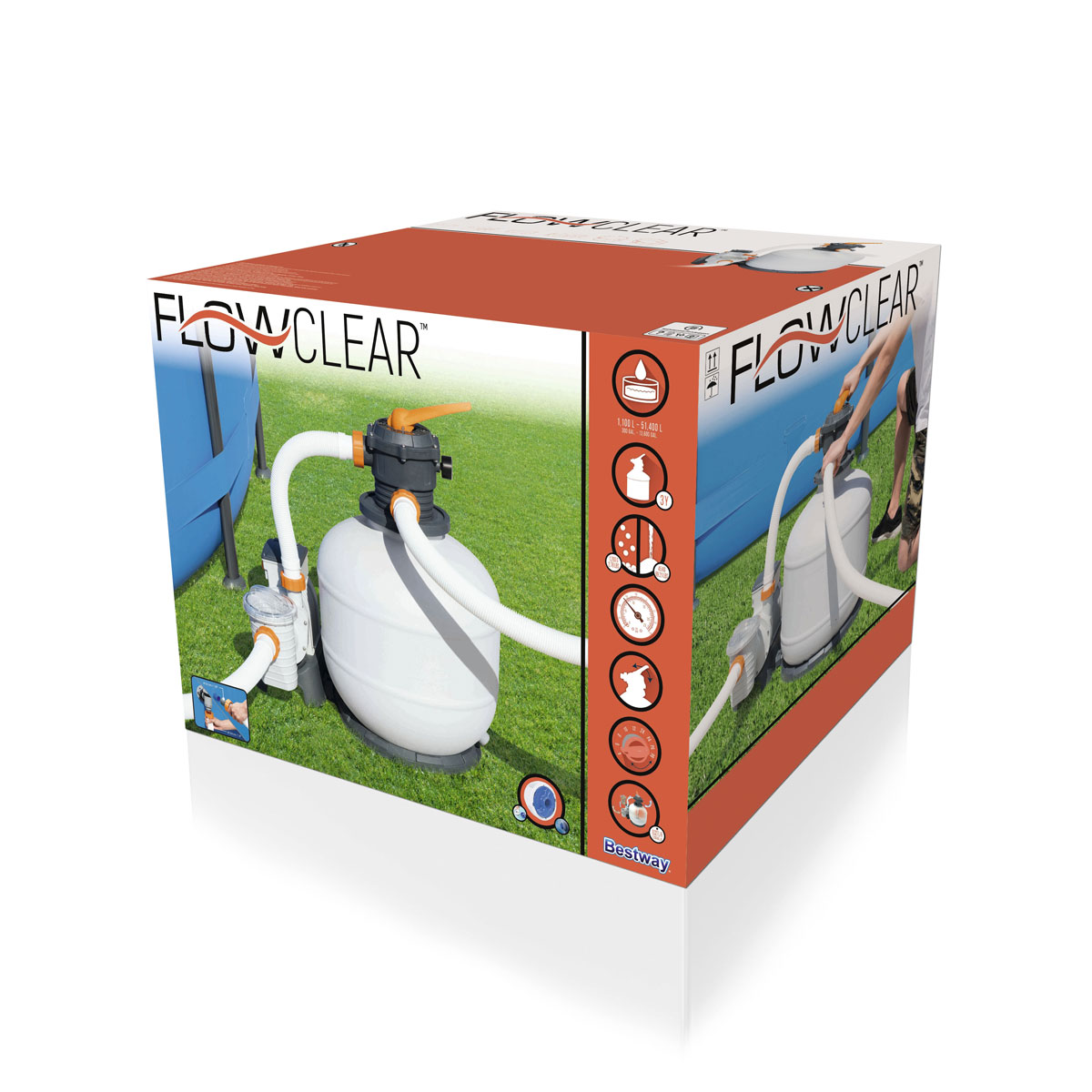 Bestway Sandfilteranlage mit Zeitschaltuhr 8.327 l/h Bild 9