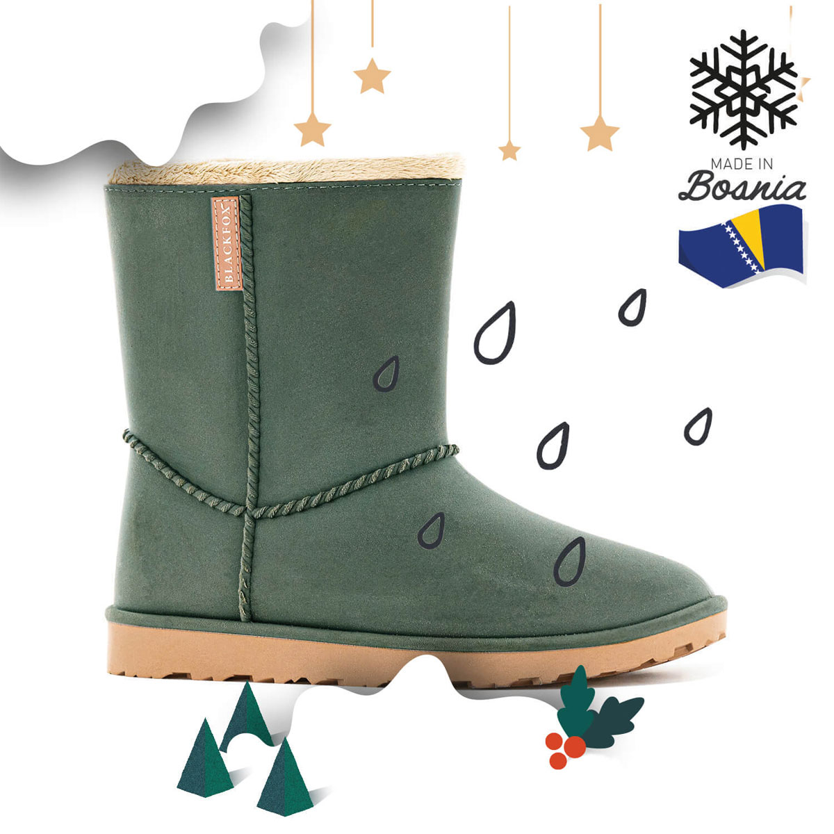 Stiefel „Cheyennetoo“, grün